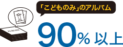 こどものみのアルバム90%